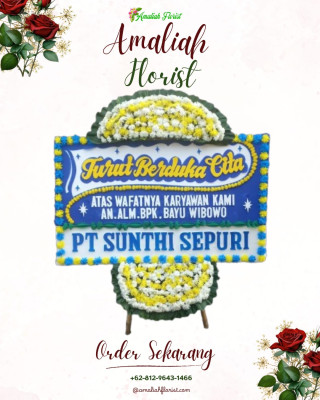 Papan Bunga Duka di Parindu