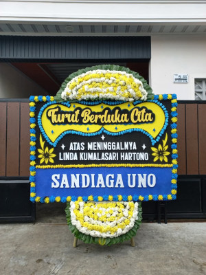 Papan Bunga Duka di Parindu